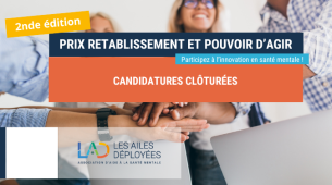La 2nde édition du Prix Rétablissement et Pouvoir d’agir est lancée ! 